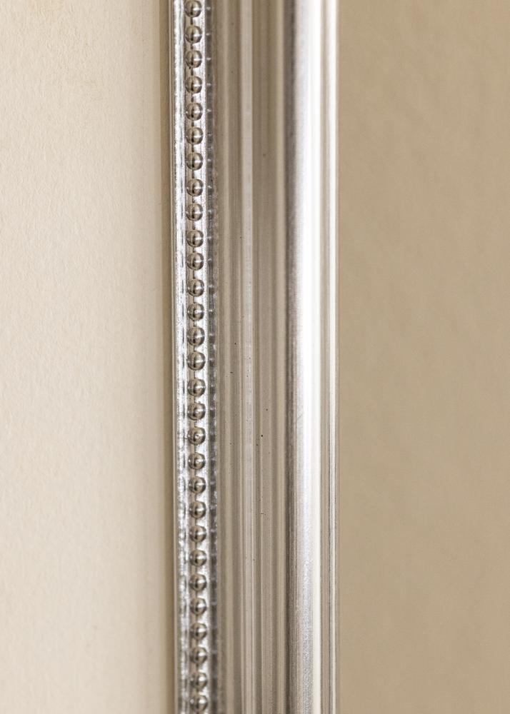 Ram med passepartou Frame Gala Silver 70x100 cm - Mounts White 50x85 cm