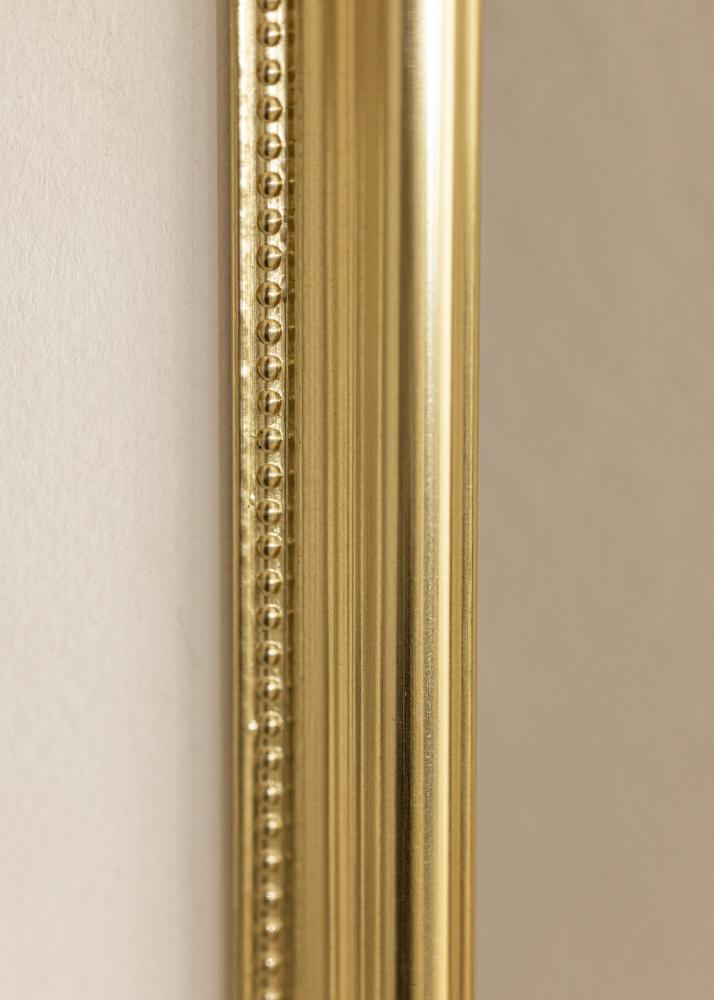 Ram med passepartou Frame Gala Gold 40x50 cm - Mounts White 31.5x40 cm