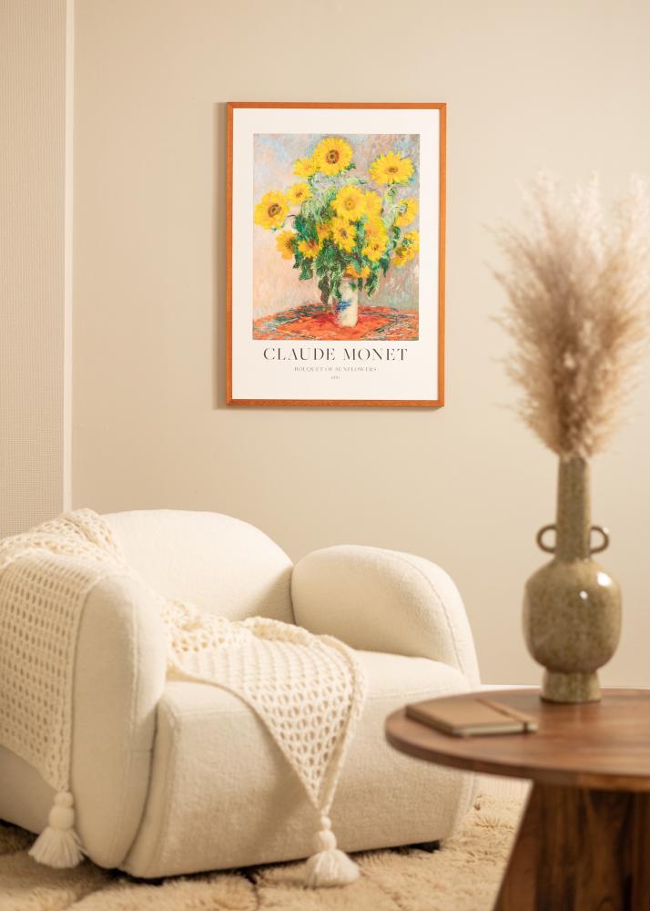 Ram med passepartou Frame Ares Cherry 24x30 cm - Mounts White 13x20 cm