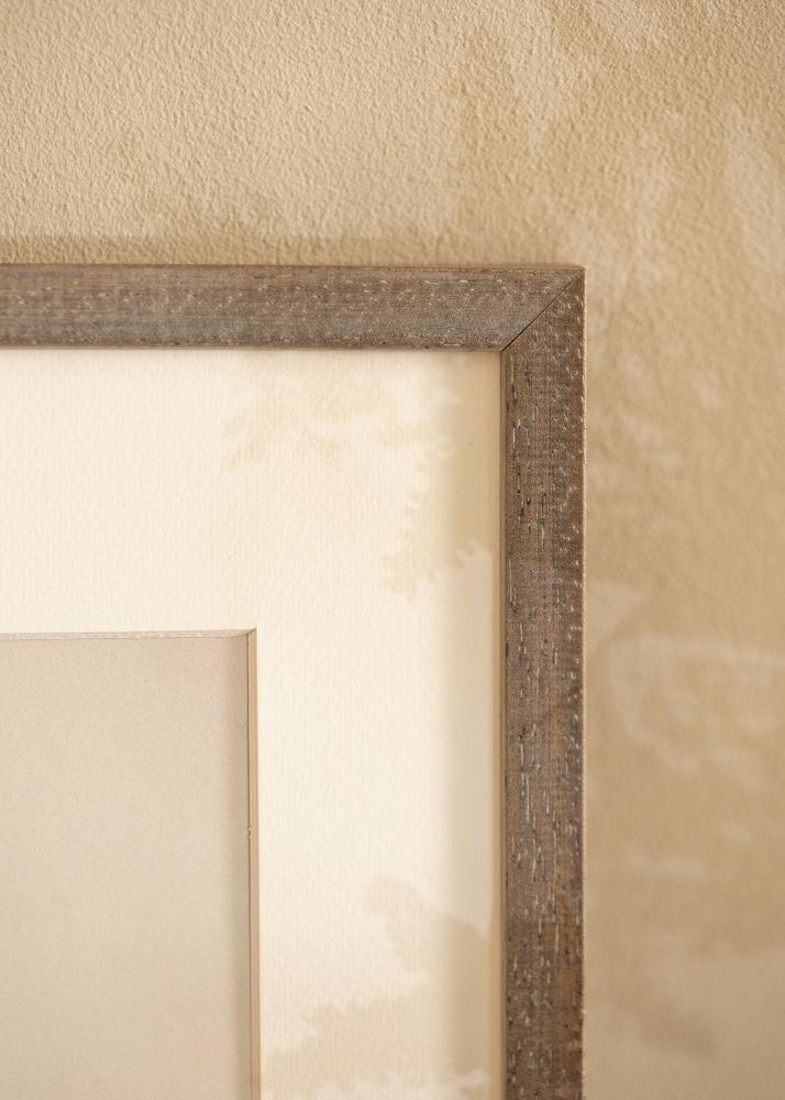Ram med passepartou Frame Ares Gray 40x60 cm - Mounts White 32.9x48.3 cm