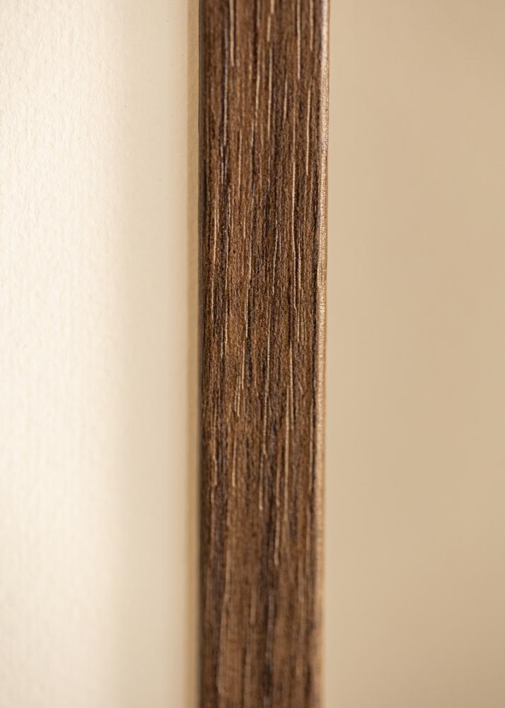 Ram med passepartou Frame Ares Walnut 40x50 cm - Mounts White 12x16 inches