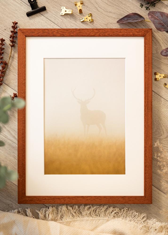 Ram med passepartou Frame Hermes Cherry 18x24 cm - Mounts White 13x18 cm