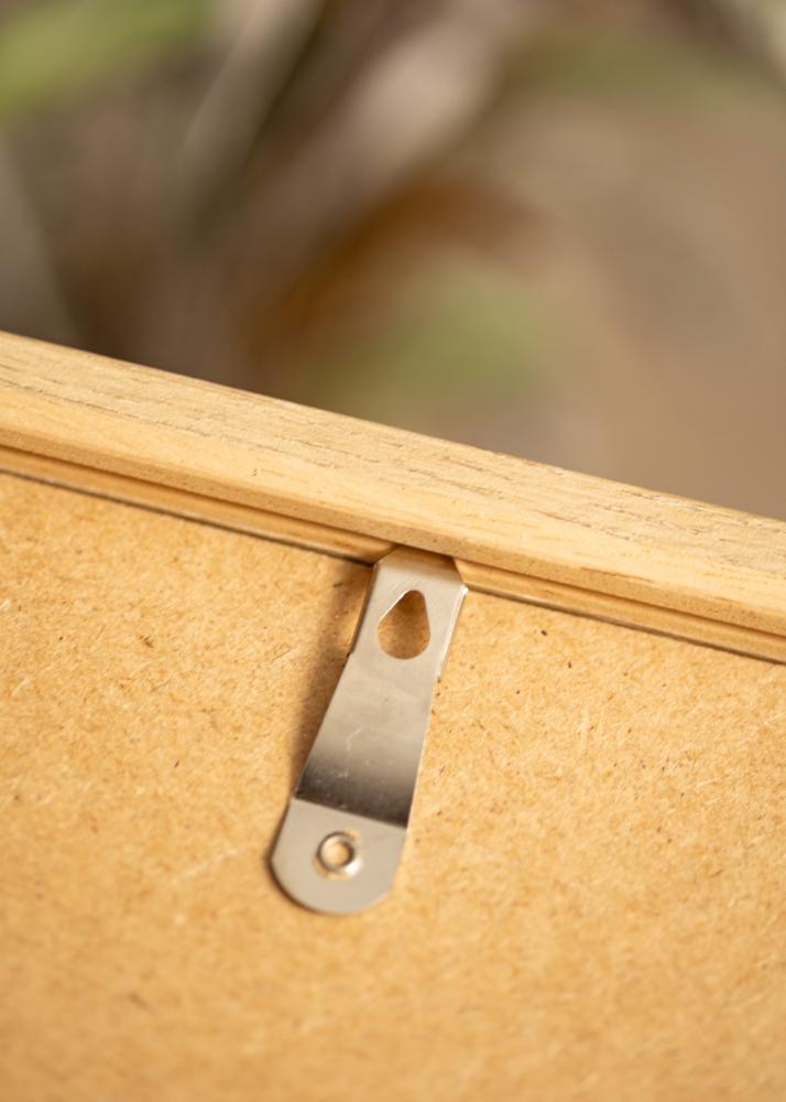 Ram med passepartou Frame Hermes Natural Oak 56x71 cm - Mounts White 48x64 cm