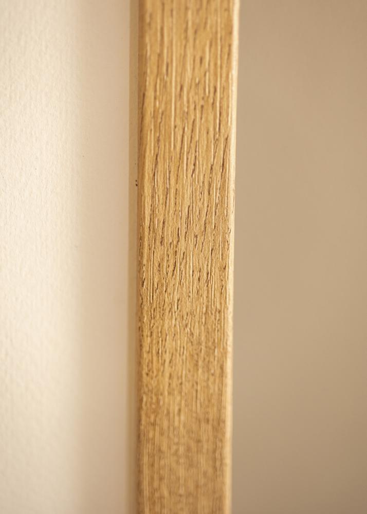 Ram med passepartou Frame Hermes Natural Oak 56x71 cm - Mounts White 48x64 cm