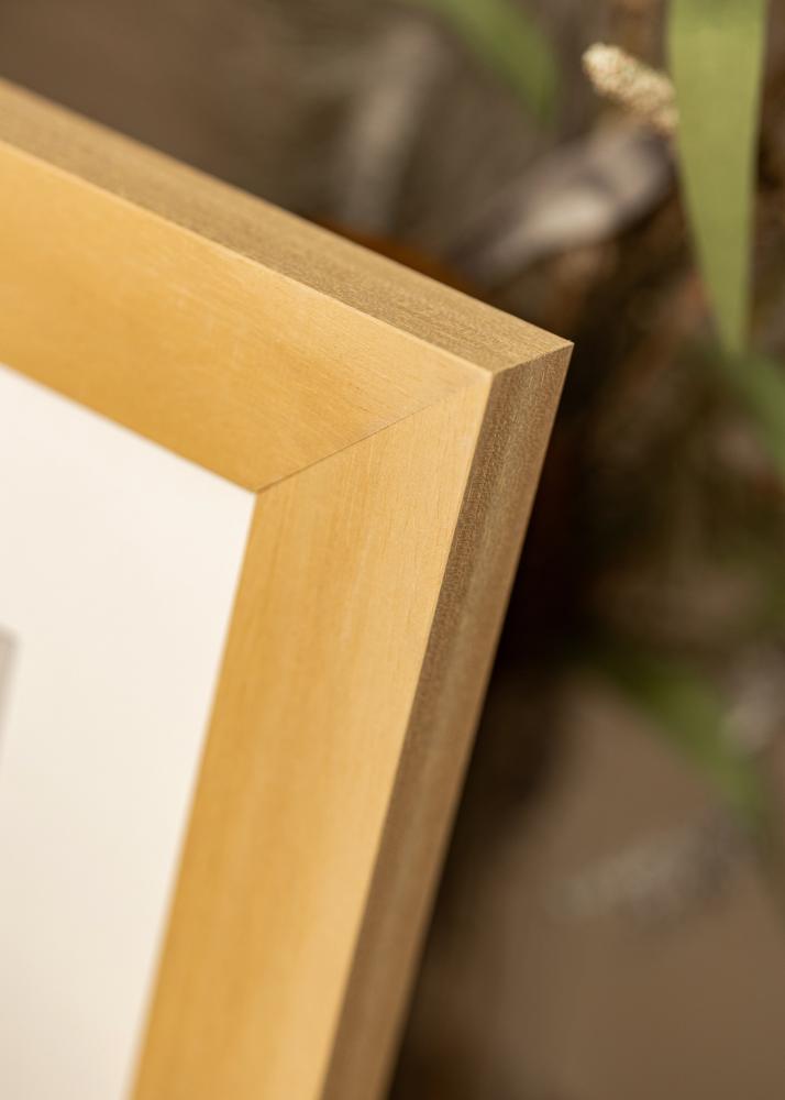 Ram med passepartou Frame Juno Wood 50x70 cm - Mounts White 42x59.4 cm
