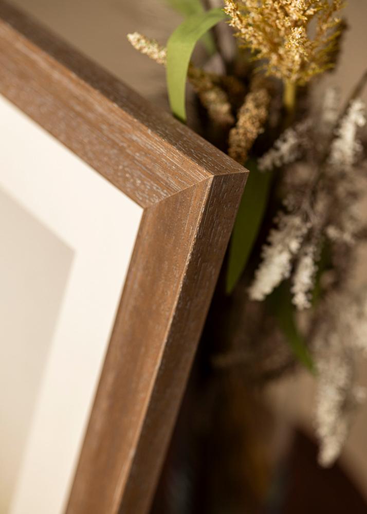 Ram med passepartou Frame Juno Gray 70x100 cm - Mounts White 62x93 cm