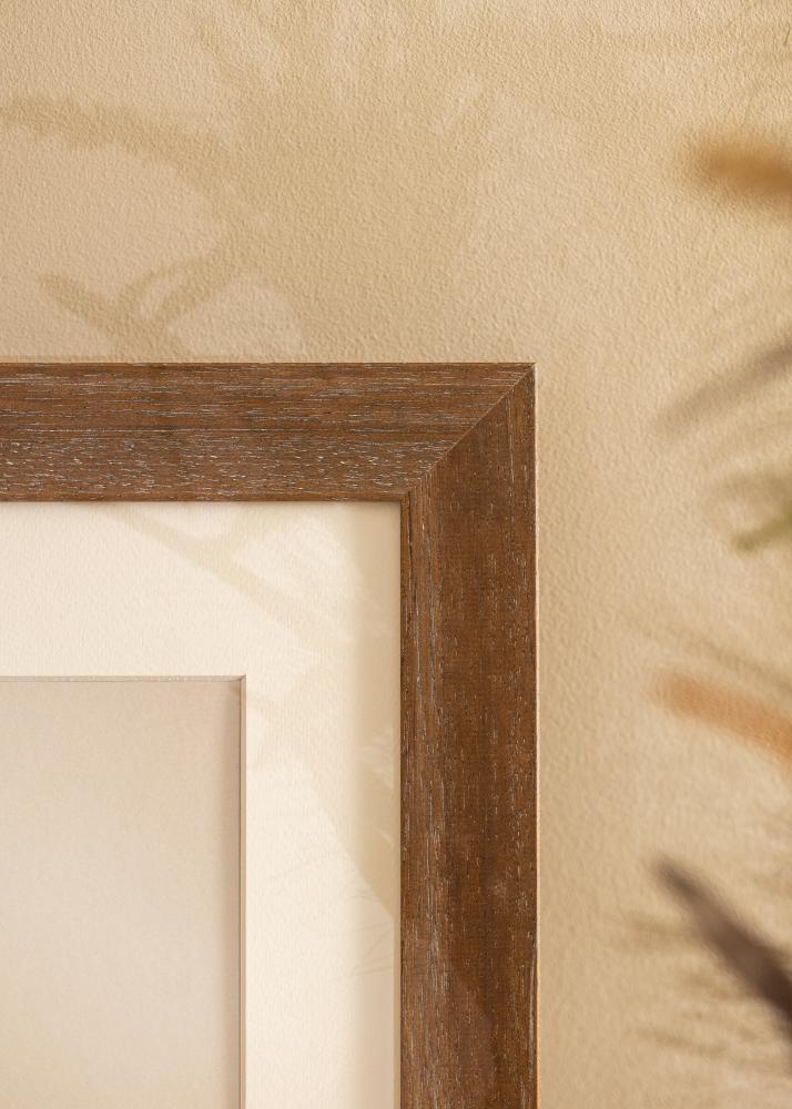 Ram med passepartou Frame Juno Gray 70x100 cm - Mounts White 62x93 cm