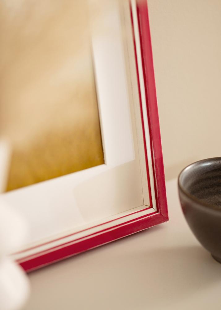 Ram med passepartou Frame Diana Red 20x25 cm - Mounts White 15x20 cm