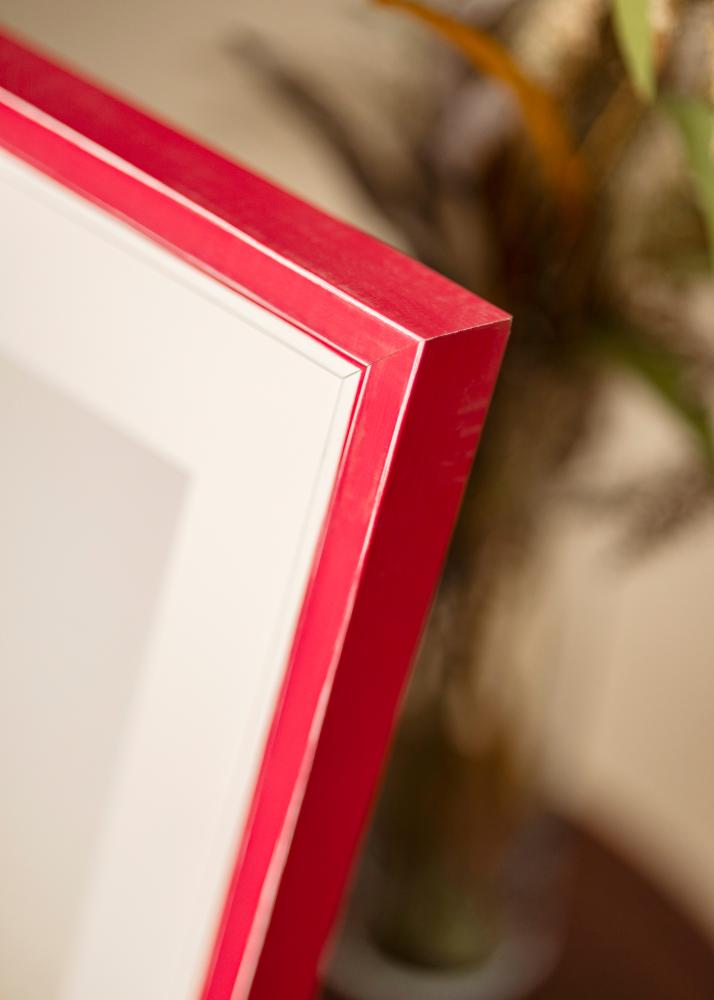 Ram med passepartou Frame Diana Red 20x25 cm - Mounts White 15x20 cm