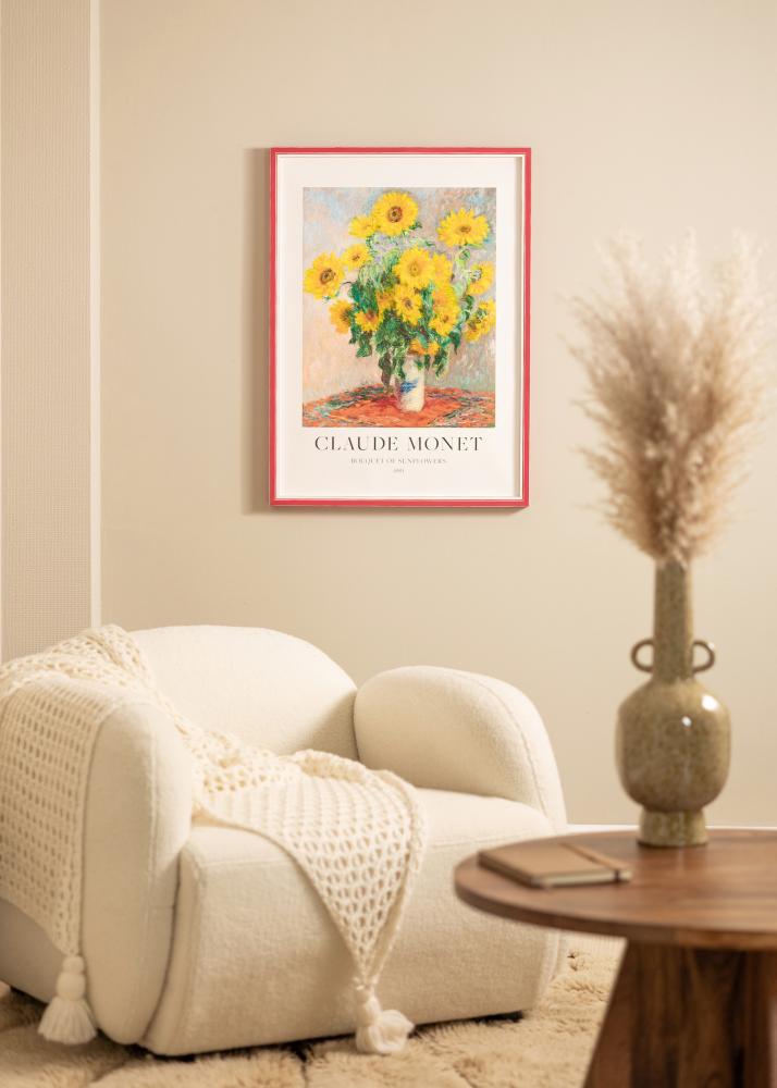 Ram med passepartou Frame Diana Red 20x25 cm - Mounts White 15x20 cm