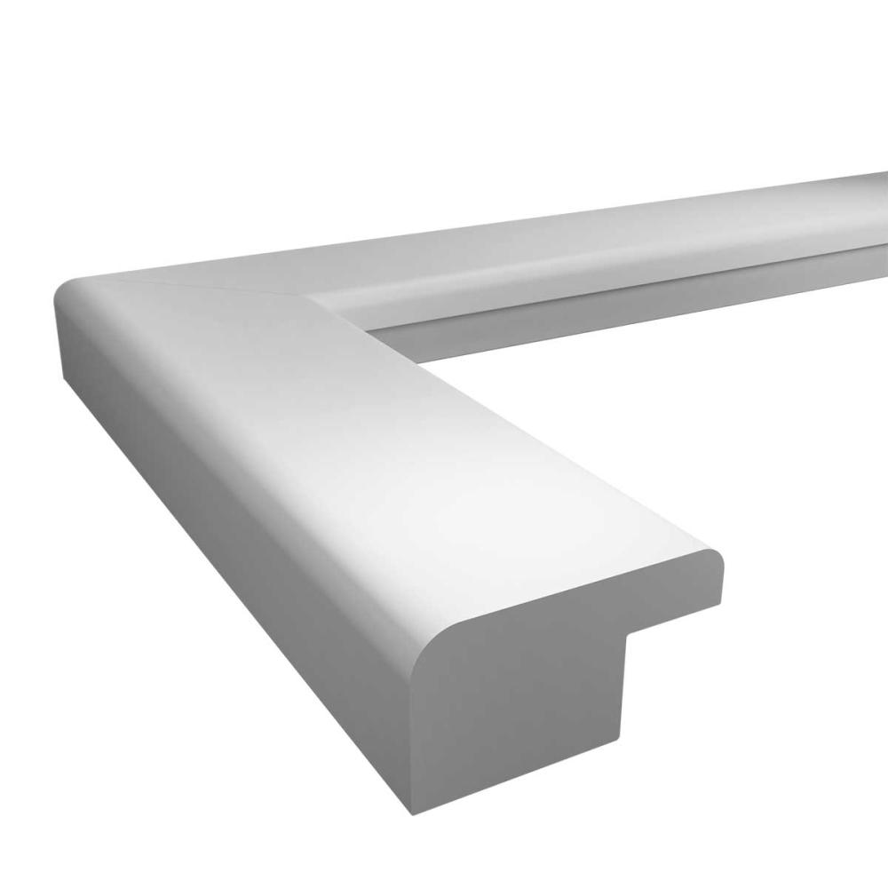 Ram med passepartou Frame Liv White 30x40 cm - Mounts White 8x12 inches