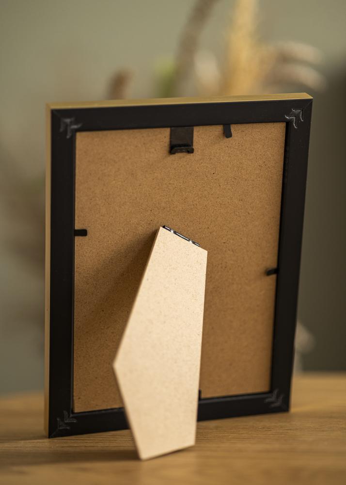Ram med passepartou Frame Gala Gold 13x18 cm - Mounts White B7 88x125 mm
