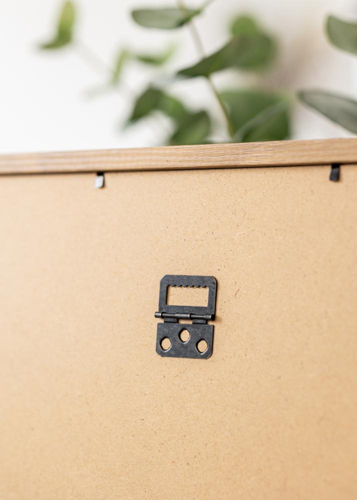 Ram med passepartou Frame Stilren Teak 50x70 cm - Mounts White 42x59.4 cm