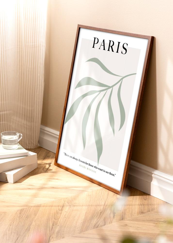 Ram med passepartou Frame Stilren Warm Brown 60x80 cm - Mounts White 50x70 cm