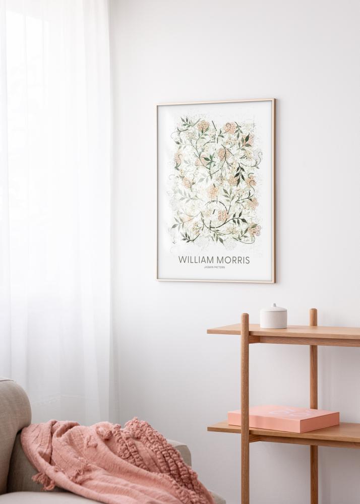 Ram med passepartou Aluminum Frame Brass 30x40 cm - Mounts White 21x29.7 cm