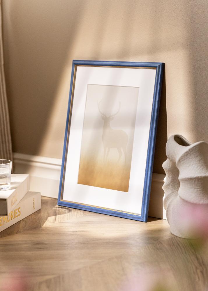 Jämtlands Ramfabrik Frame Claudia Acrylic Glass Blue 40x50 cm