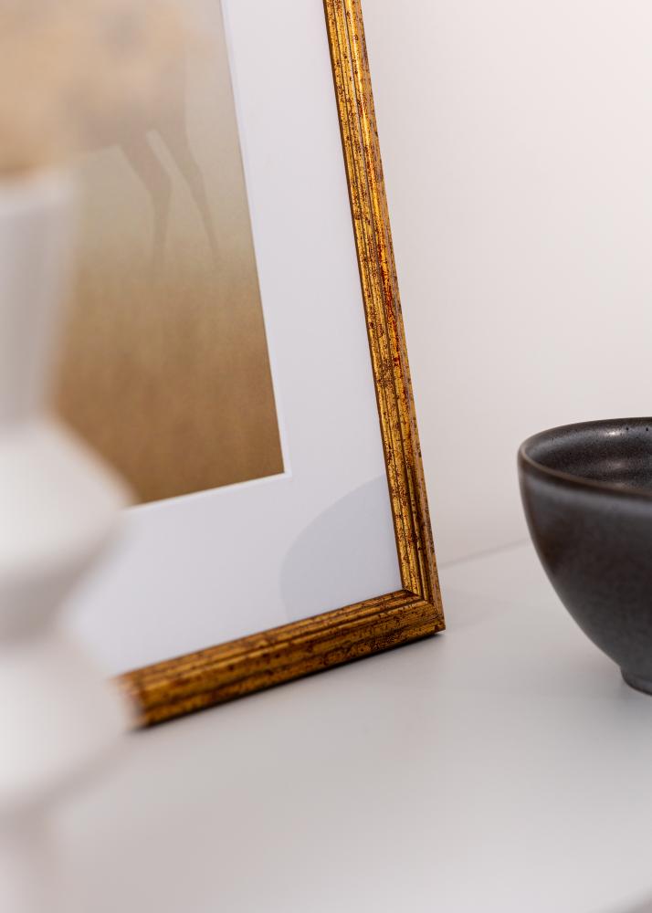 Jämtlands Ramfabrik Frame Claudia Acrylic Glass Gold 29,7x42 cm (A3)