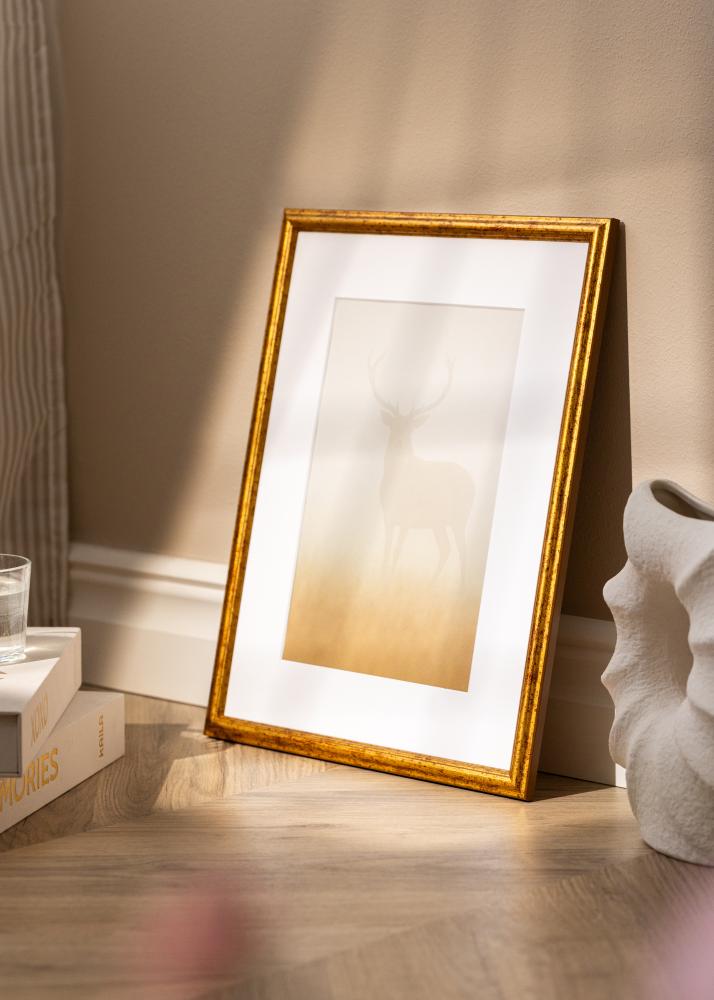 Jämtlands Ramfabrik Frame Claudia Acrylic Glass Gold 29,7x42 cm (A3)