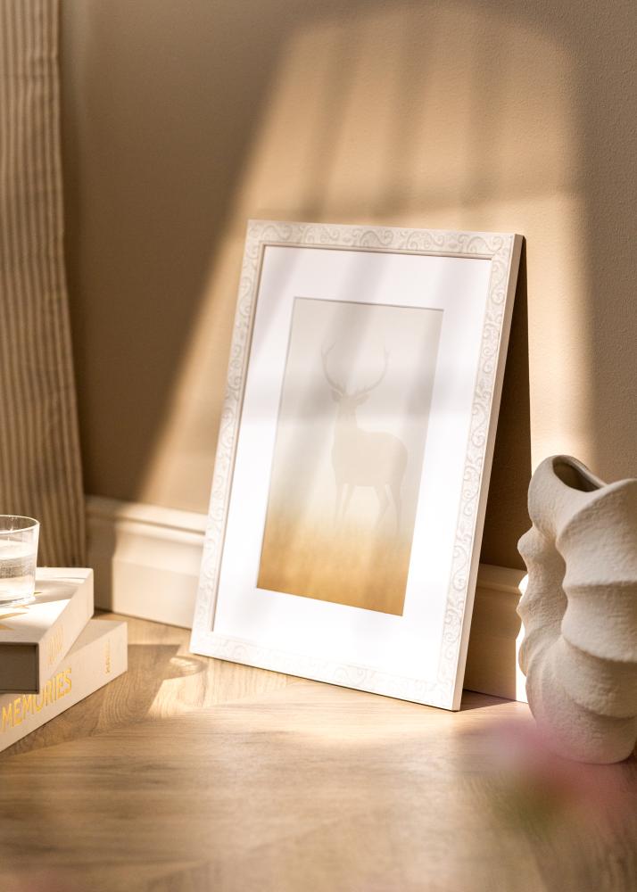 Jämtlands Ramfabrik Frame Milton Acrylic Glass White 21x29.7 cm (A4)