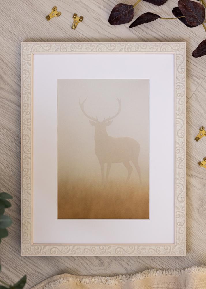 Jämtlands Ramfabrik Frame Milton Acrylic Glass White 21x29.7 cm (A4)