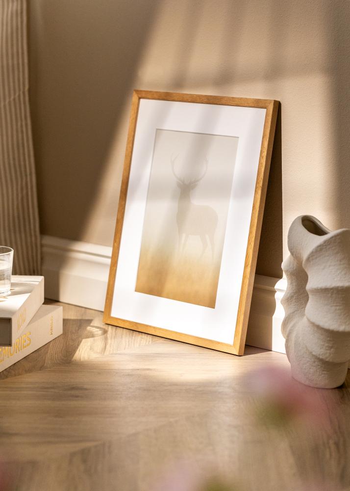 Jämtlands Ramfabrik Frame Tulipa Acrylic Glass Oak 29,7x42 cm (A3)