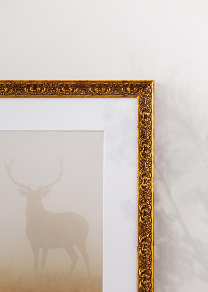 Jämtlands Ramfabrik Frame Amber Acrylic Glass Gold 21x29.7 cm (A4)