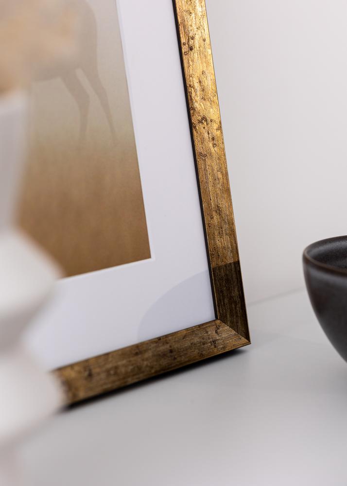 Jämtlands Ramfabrik Frame Dune Acrylic Glass Gold 70x100 cm