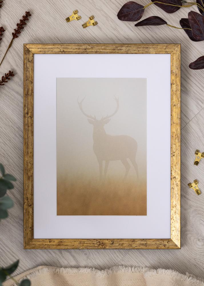 Jämtlands Ramfabrik Frame Dune Acrylic Glass Gold 70x100 cm