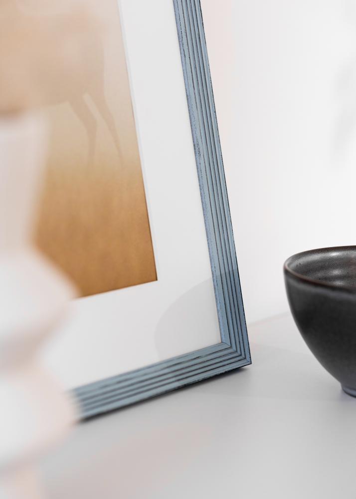 Jämtlands Ramfabrik Frame Tosca Acrylic Glass Blue 60x80 cm