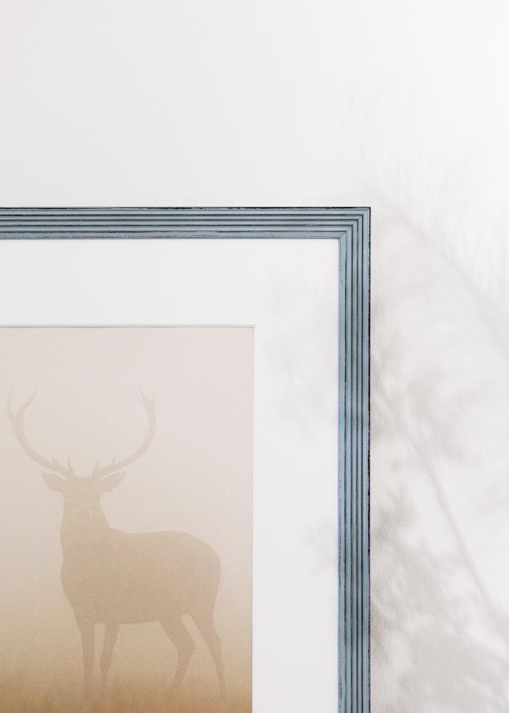 Jämtlands Ramfabrik Frame Tosca Acrylic Glass Blue 60x80 cm