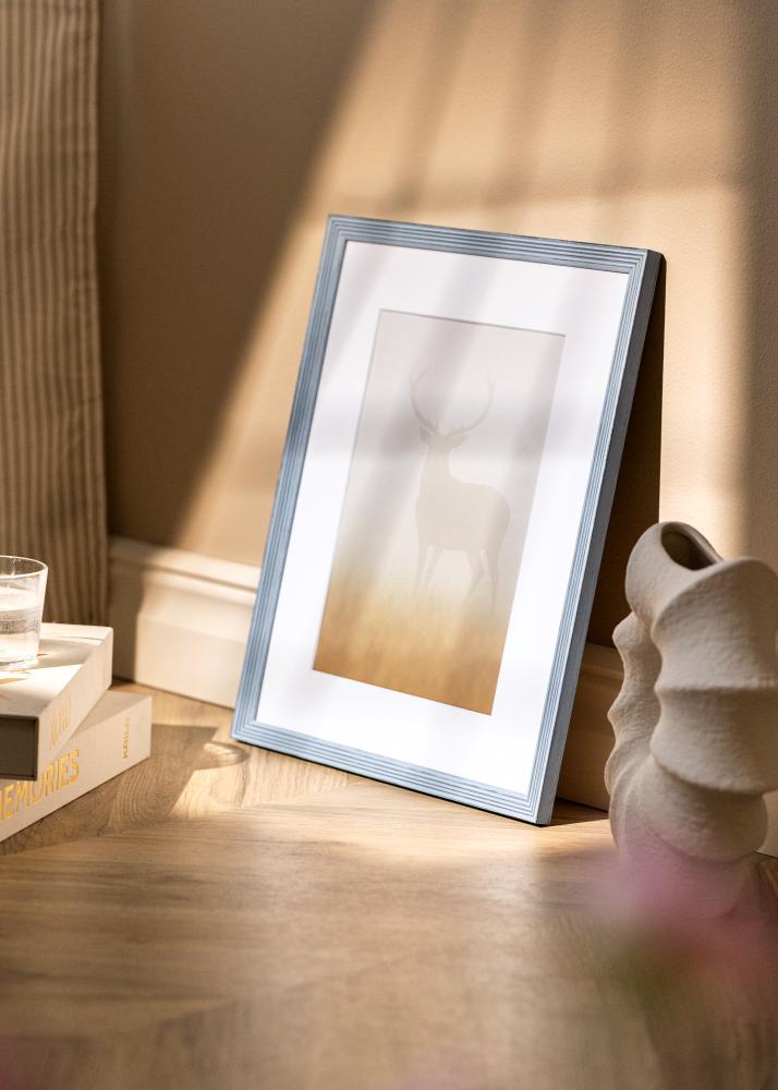 Jämtlands Ramfabrik Frame Tosca Acrylic Glass Blue 60x80 cm