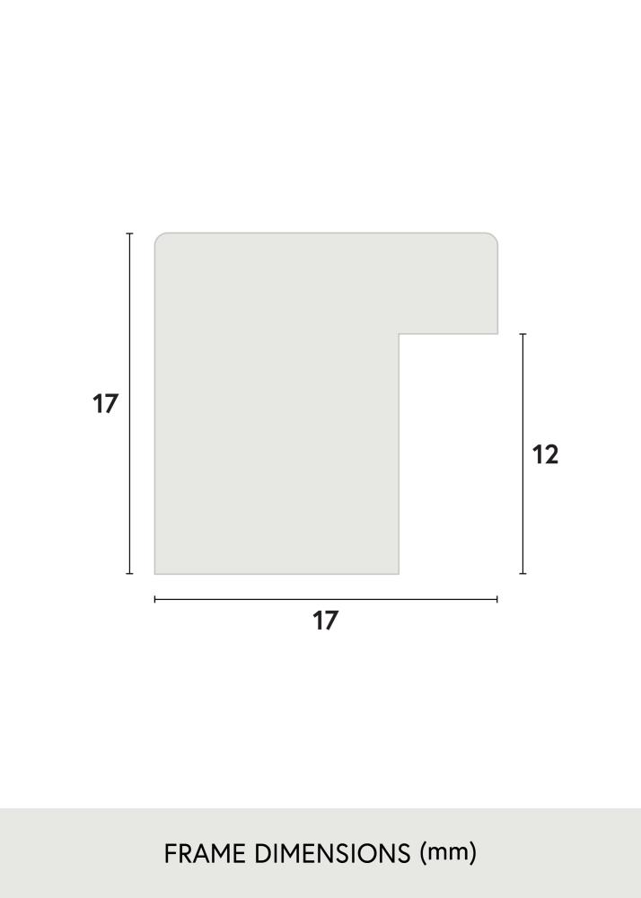 Jämtlands Ramfabrik Frame Kent Acrylic Glass Red 40x50 cm