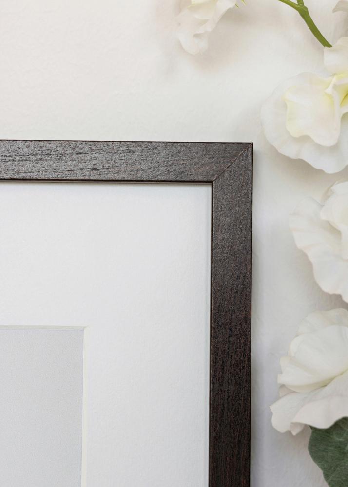 BGA Frame Trendy Acrylic glass Walnut 30x30 cm