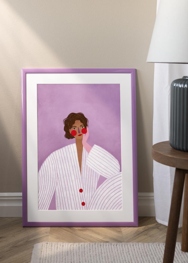 Jämtlands Ramfabrik Frame Dorset Acrylic Glass Pink 70x100 cm