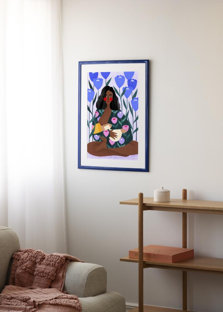 Jämtlands Ramfabrik Frame Dorset Acrylic Glass Dark Blue 21x29.7 cm (A4)