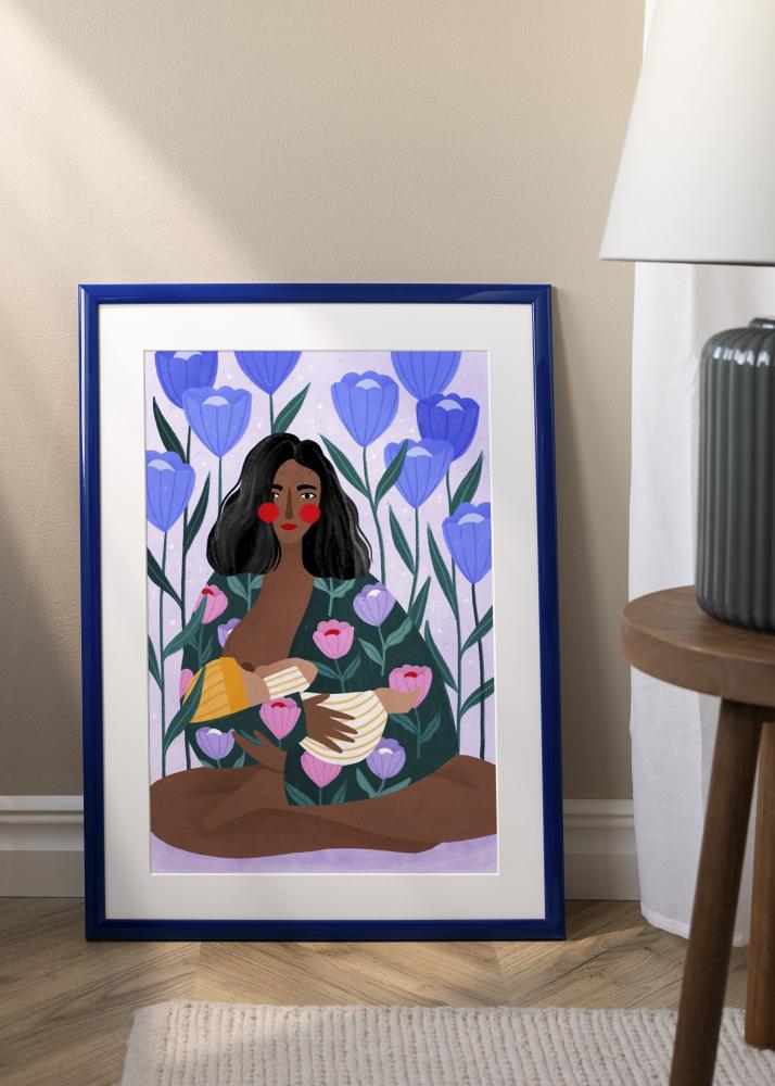 Jämtlands Ramfabrik Frame Dorset Acrylic Glass Dark Blue 21x29.7 cm (A4)