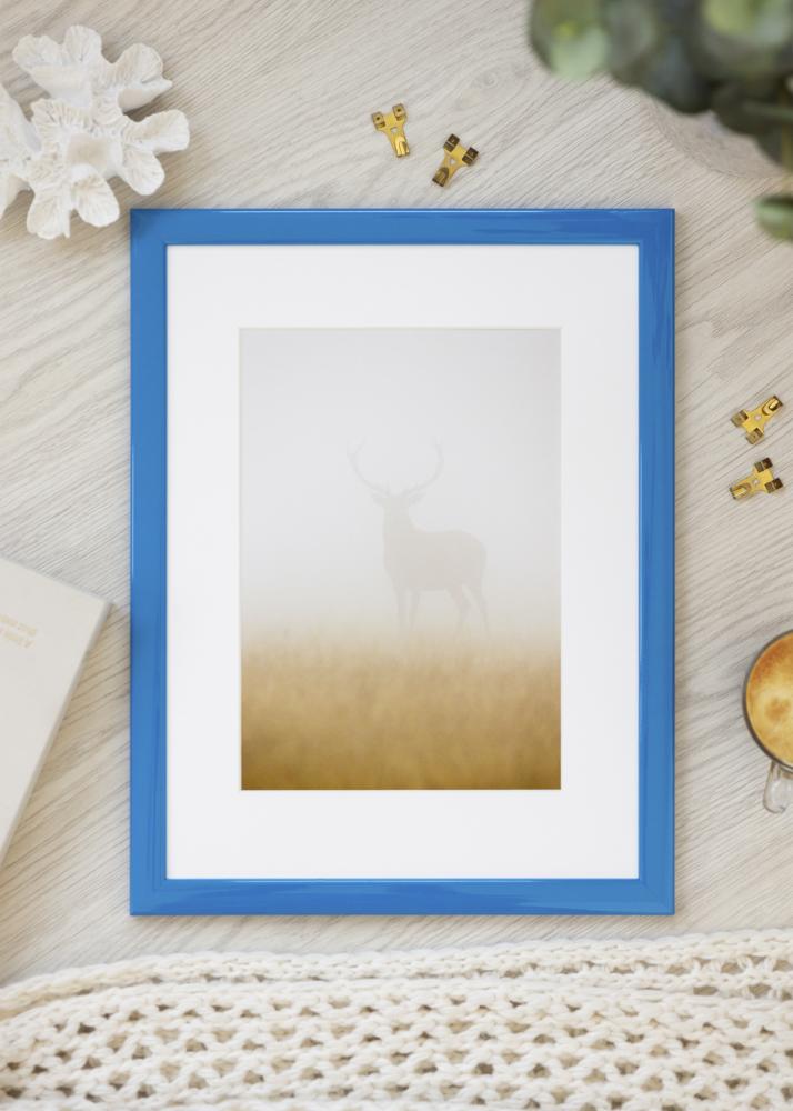 Jämtlands Ramfabrik Frame Dorset Acrylic Glass Blue 21x29.7 cm (A4)