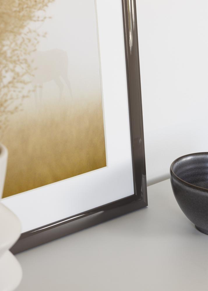 Jämtlands Ramfabrik Frame Dorset Acrylic Glass Dark Grey 21x29.7 cm (A4)