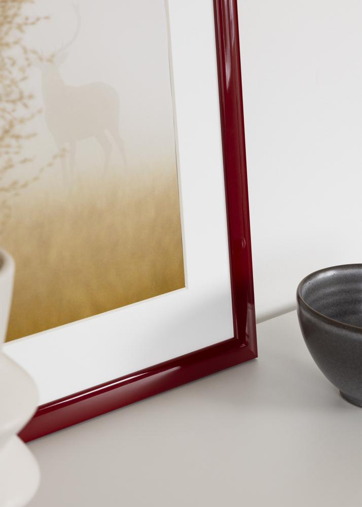Jämtlands Ramfabrik Frame Dorset Acrylic Glass Dark Red 21x29.7 cm (A4)