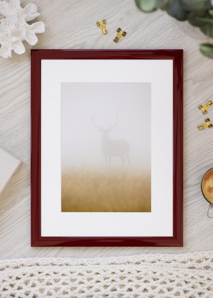 Jämtlands Ramfabrik Frame Dorset Acrylic Glass Dark Red 21x29.7 cm (A4)
