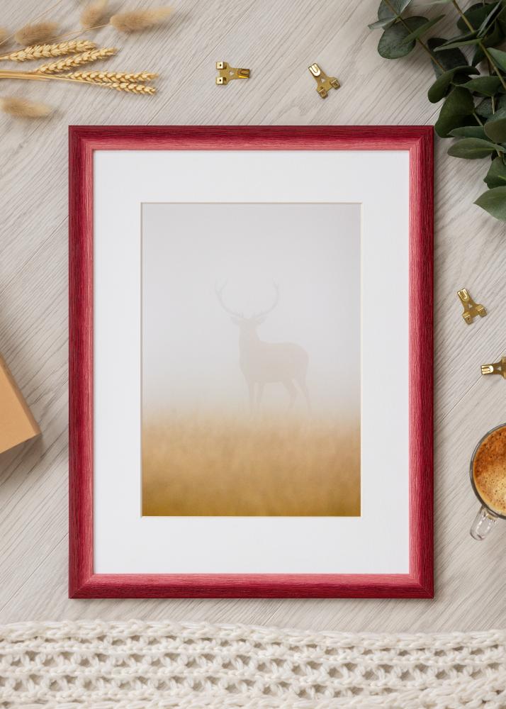 Jämtlands Ramfabrik Frame Cornwall Acrylic Glass Dark Red 40x50 cm