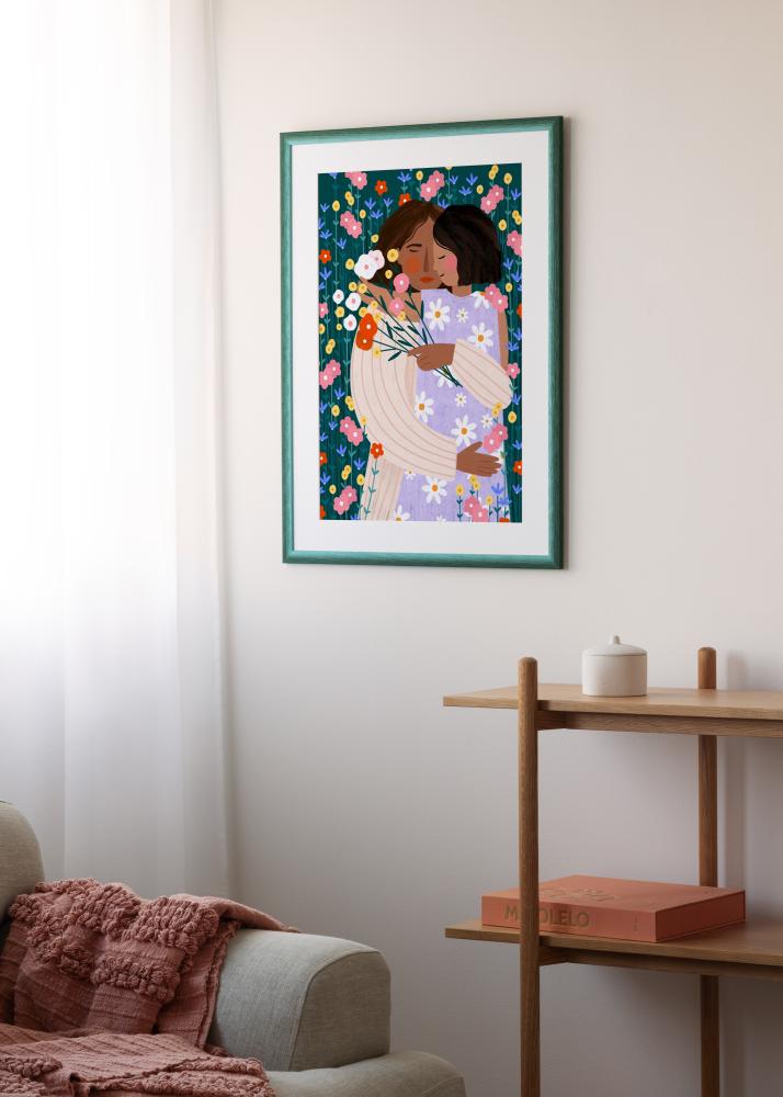 Jämtlands Ramfabrik Frame Cornwall Acrylic Glass Dark Green 40x50 cm