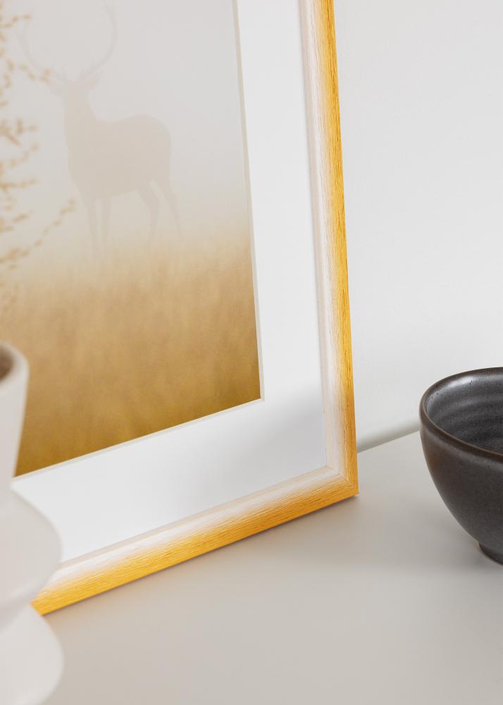 Jämtlands Ramfabrik Frame Cornwall Acrylic Glass Gold 50x50 cm