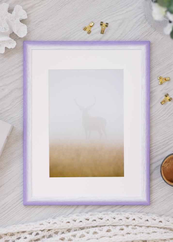 Jämtlands Ramfabrik Frame Cornwall Acrylic Glass Light Purple 40x50 cm