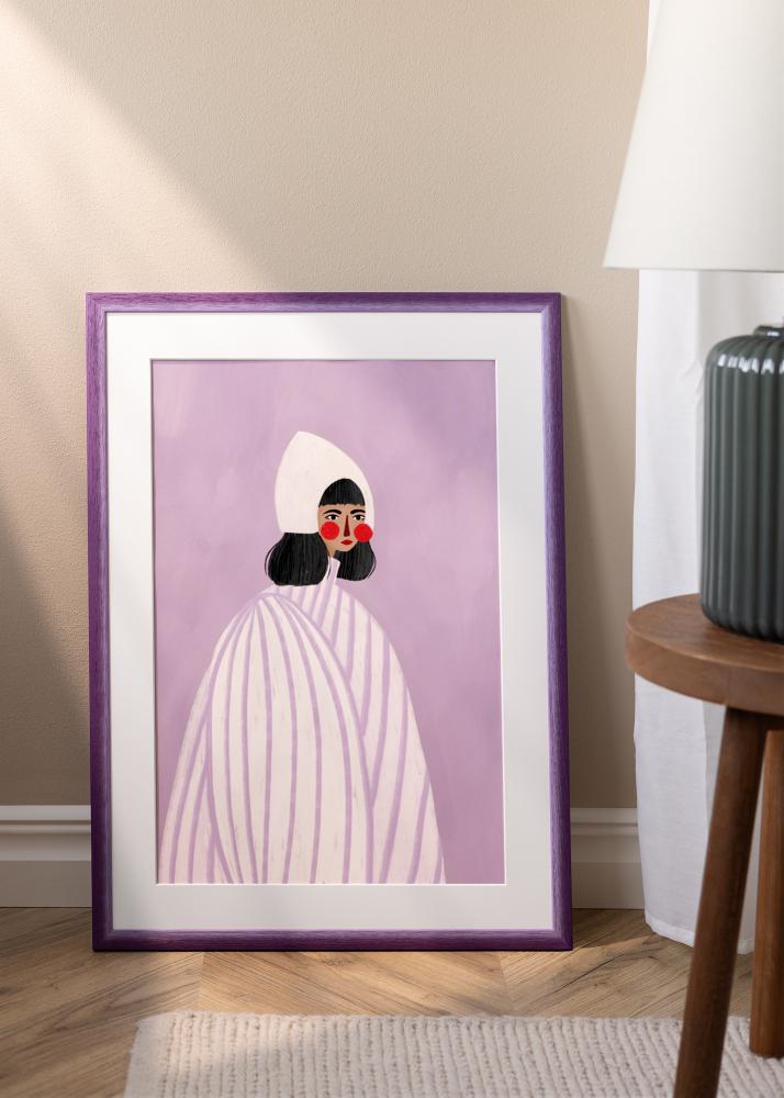 Jämtlands Ramfabrik Frame Cornwall Acrylic Glass Purple 40x50 cm