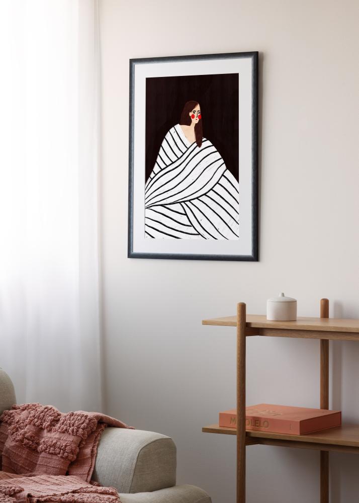 Jämtlands Ramfabrik Frame Cornwall Acrylic Glass Black 70x100 cm