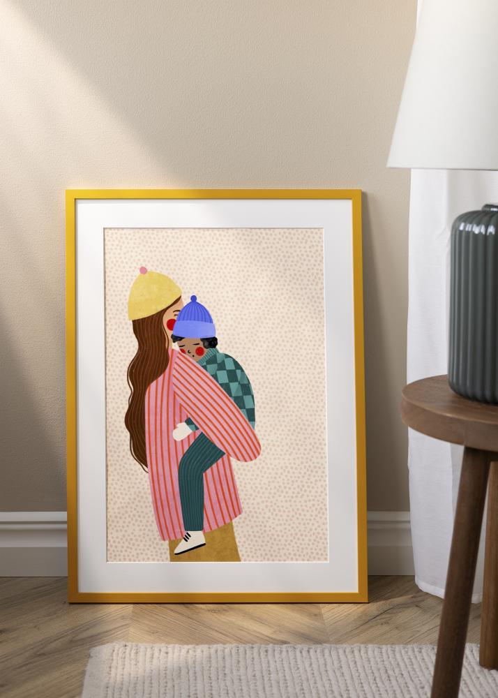 Jämtlands Ramfabrik Frame Kent Acrylic Glass Gold 21x29.7 cm (A4)