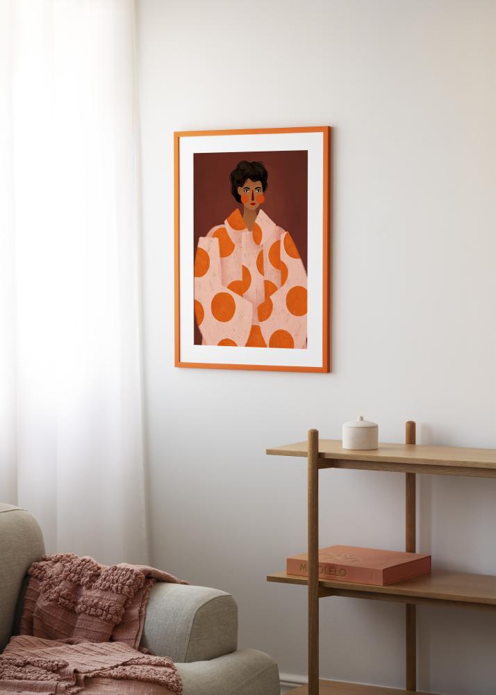Jämtlands Ramfabrik Frame Kent Acrylic Glass Orange 59.4x84 cm (A1)