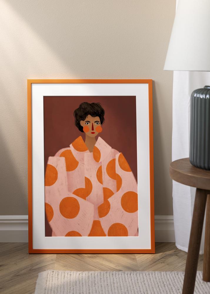 Jämtlands Ramfabrik Frame Kent Acrylic Glass Orange 59.4x84 cm (A1)