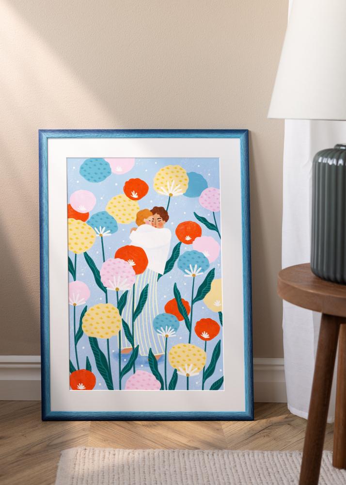 Jämtlands Ramfabrik Frame Cornwall Acrylic Glass Dark Blue 21x29.7 cm (A4)